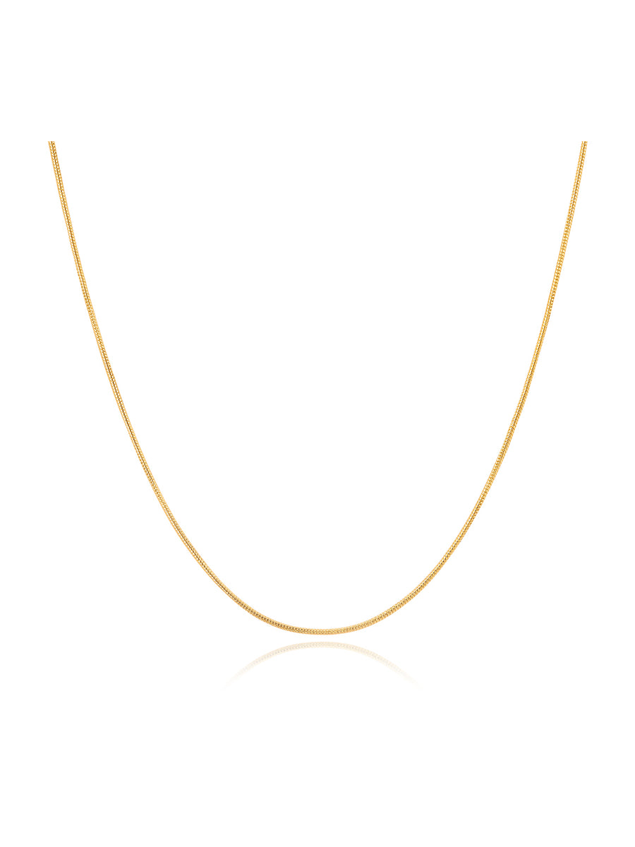 Choker Line Chain Necklace